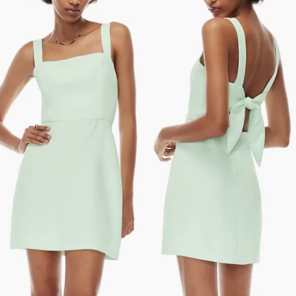 Aritzia Dresses Aritzia Wilfred Aperature Mini Dress Open Tie Back